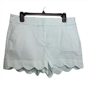 Crown And Ivy Scalloped Hem Shorts